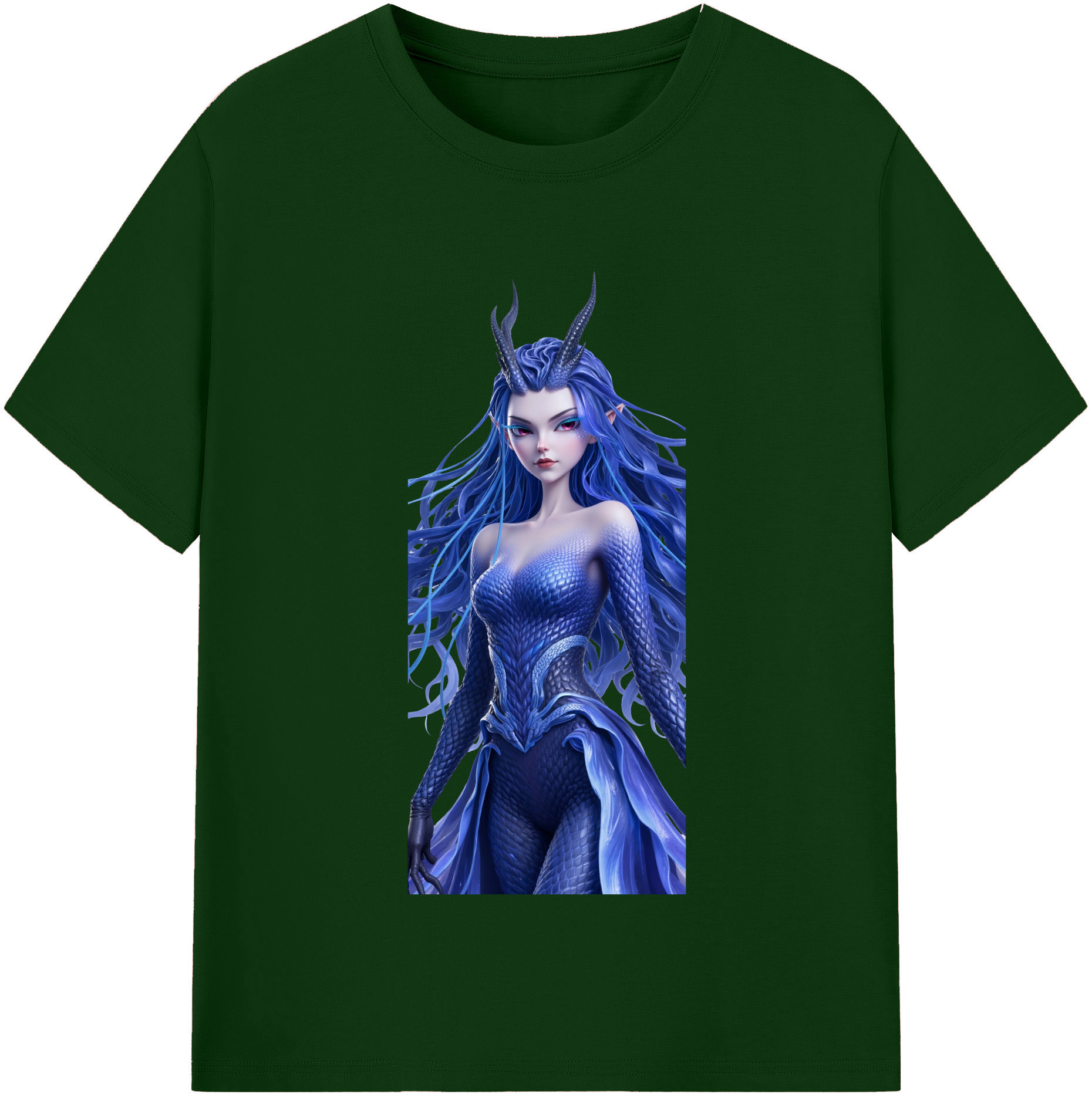 （画像用） Ne Zha 2 ナタ 魔童の大暴れ 綿100％半袖Tシャツ（フロントプリント）